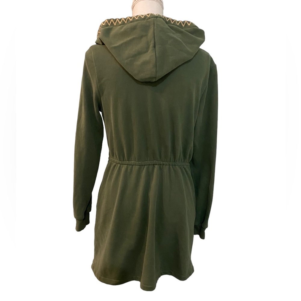 Solitaire hooded sweatshirt dress - Picture 3 of 6